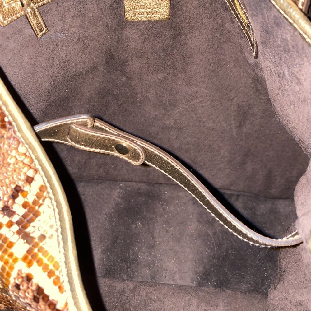 Gucci Pelham Medium Python Bag - image 2
